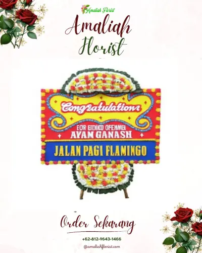 Bunga Papan Congratulation di Batu Agung